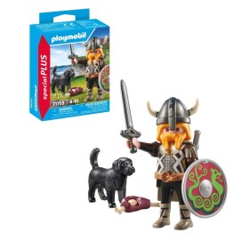Playmobil - Figurina viking cu caine de paza Playmobil - 1